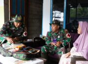 Door to Door. Satgas TMMD Ke 127 Kodim 0808/Blitar Beri Layanan Kesehatan Bagi Masyarakat Desa Krisik