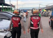 Patroli Siang Sat Samapta Polres Sinjai di Bulan Ramadhan, Beri Imbauan Kamtibmas.