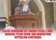 Safari Ramadhan Sat Binmas Polres Luwu, Menebar Pesan Damai dan Menguatkan Kepedulian Kamtibmas