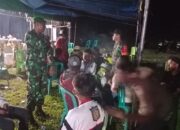 Patroli Bersama Komponen Pendukung, Koramil 1413-03/Kapontori Jaga Kondusivitas Desa Mabulugo Selama Bulan Suci Ramadhan