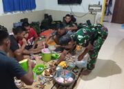 Hangatnya Kebersamaan, Personel Satgas TMMD 127 Kodim 1417/Kendari Gelar Buka Puasa Bersama