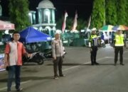 Beri Rasa Aman Shalat Tarawih, Polres Sinjai Siagakan Personel di Masjid Selama Ramadhan.