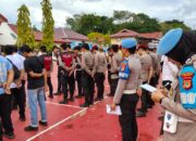 Plt. Kabag Ops Polres Sinjai Apel Kesiapan Pam Aksi Unjuk Rasa dari Aliansi Mahasiswa dan Pemuda Sinjai Menggugat.