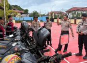 Maksimalkan Tugas, Kapolres Sinjai Berikan Arahan Personel Patmor Sat Samapta.