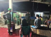 Patroli Malam Bersama Komponen Pendukung, Koramil 1413-06/Tomia Jaga Stabilitas Wilayah