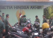 Perhatian Dansat Terhadap Keselamatan Berkendara, Kodim 1413/Buton Laksanakan Pemeriksaan Kendaraan Personel