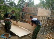 Wujudkan Air Bersih, Satgas TMMD 127 dan Warga Sambuli Kompak Pasang Mal Bak Air