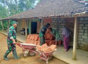 Distribusi Material Dikebut, Pembangunan RTLH TMMD Reguler ke-127 di Desa Kembang Terus Berjalan