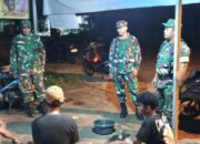 Patroli Terpadu Koramil 1413-07/Batauga Bersama Komponen Pendukung Jaga Kamtibmas Wilayah