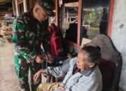 Ibu Karimah Tidak Perlu Menyita Waktu Lagi Untuk Berobat Berkat Tim Kesehatan TMMD 127 Kodim Wonogiri