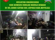 Babinsa Candi Gatak Intensifkan Komsos, Pererat Hubungan dan Jaga Kondusivitas Wilayah