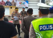 Polres Sinjai Gelar Apel Kesiapan Pengamanan Rapat Paripurna Hari Jadi Kabupaten Sinjai ke-462.