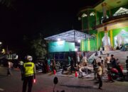 Demi Kelancaran Ibadah Tarawih, Sat Lantas Polres Buton Lakukan Pengaturan Lalu Lintas