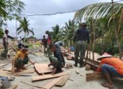 Akselerasi Pembangunan, Satgas TMMD 127 Kendari Tuntaskan Pengecoran Struktur Jembatan Sambuli