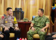Kapolres Banggai Terima Kunjungan Silaturahmi Dandim 1308/LB, Perkuat Sinergitas TNI–Polri