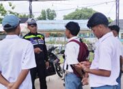 Hari Kedua Operasi Keselamatan, Sat Lantas Polsek Batauga Berikan Edukasi kepada Para Pelajar
