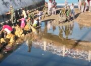 Cegah Genangan Air, Koramil 1413-07/Batauga Laksanakan Kerja Bakti Bersama Warga