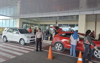 Pastikan Keamanan Bandara Luwuk Selama Ramadhan, Samapta Polres Banggai Perketat Pengawasan