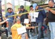 Satreskrim Polres Enrekang Gelar Rekonstruksi Perkara Penganiayaan Yang Mengakibatkan Meninggalnya Korban, Tersangka Peragakan 20 Adegan