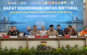 Polda Sultra Bersama Forkopimda Gelar Rakor Lintas Sektoral Kesiapan Pelayanan Idul Fitri 1447 H