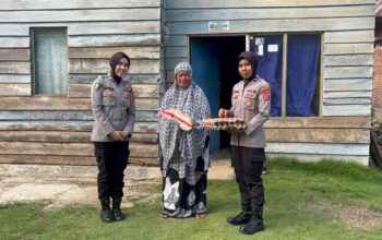 Wujud Kepedulian Sosial, Bintara Remaja Polres Konawe Utara Gelar Baksos Sasar Lansia dan Warga Kurang Mampu