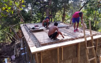 Percepat Akses Air Bersih, Satgas TMMD 127 Kebut Pengecoran Bak Penampungan di Sambuli