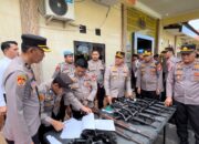 Sidak! Pemeriksaan Senpi dan Urine Personel Polres Bulukumba