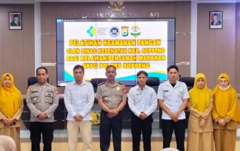 Pelatihan Keamanan Pangan Bagi Relawan SPPG Polres Soppeng