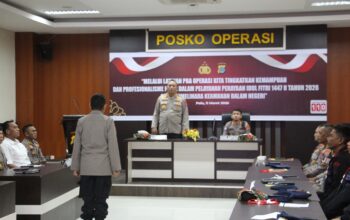 Polda Sulteng Gelar Latpraops Ketupat Tinombala 2026, Siapkan Pengamanan Idul Fitri Selama 13 Hari