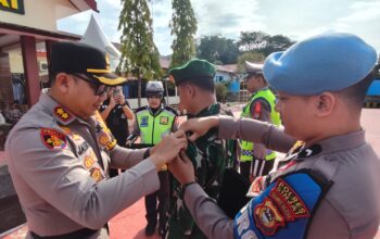 Kapolres Sinjai Pimpin Apel Gelar Pasukan Operasi Ketupat 2026.