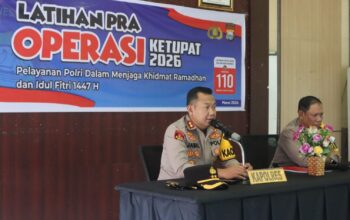 Awali Tugas Operasi, Polres Sinjai Gelar Latpra Ops Ketupat 2026.