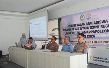 Kapolres Soppeng Beri Pembekalan Mahasiswa KKN Universitas Lamappapoleonro, Tekankan Peran Mahasiswa Jaga Kamtibmas