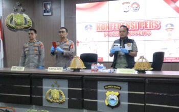 Polres Soppeng Gelar Press Release Pengungkapan Kasus Pencurian, Empat Pelaku Diamankan