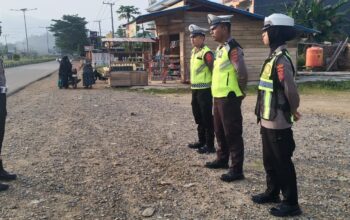 Jaga Kamseltibcarlantas, Satlantas Polres Konawe Utara Gelar Gatur Pagi