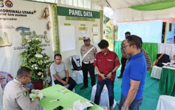 Polres Morowali Utara Melaksanakan Ramp check dan Tes Urine Kepada Sopir Bus AKAP Jelang Mudik Lebaran 2026