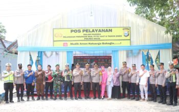 Kapolres Wajo Pantau Pos Pengamanan dan Arus Mudik Jelang Idul Fitri 1447 H