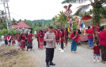 Polres Banggai Terjunkan Personel Amankan Pawai Ogoh-Ogoh Sambut Nyepi