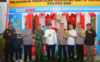 Sinergi Pengamanan Idul Fitri, Kapolres Sigi Bersama Forkopimda Tinjau Pos Ops Ketupat Tinombala 2026
