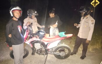 Polsek Toili Gencarkan Patroli dan Razia Selama Libur Lebaran