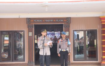 Perkuat Kesiapsiagaan Personel, Wakapolres Tana Toraja Pimpin Apel Siaga Kamtibmas