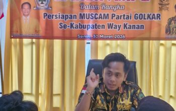 PD AMPG Way Kanan Gelar Rakor Persiapan Muscam Partai Golkar se-Kabupaten Way Kanan