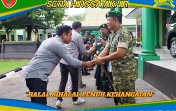 Pererat Silaturahmi Pasca Lebaran, Kodim 1417/Kendari Gelar Halal Bihalal Penuh Kehangatan