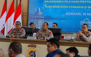Gelar Latpra Ops Ketupat Anoa 2026, Polda Sultra Mantapkan Pelayanan Idul Fitri 1447 H