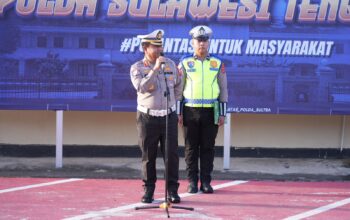 Dirlantas Polda Sultra Tekankan Peningkatan Kamseltibcarlantas dalam Apel Fungsi