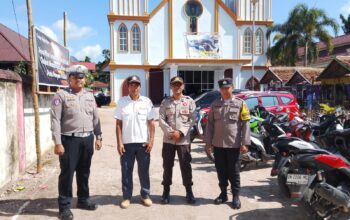Polres Morowali Utara Pastikan Perayaan Ibadah Jumat Agung Berjalan Aman dan Lancar