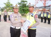 Dirlantas Polda Sultra Tekankan Peran Polantas sebagai Garda Stabilitas Nasional dalam Apel Pagi