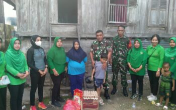 Tebar Kepedulian di Hari Jumat, Koramil Wolio Hadir Ringankan Beban Warga