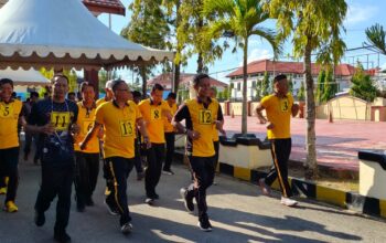 Jaga Kebugaran Tubuh, Polres Sinjai Gelar Tes Kesamaptaan Jasmani Periode I Tahun 2026.