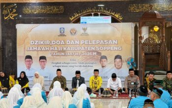 Wakapolres Soppeng Hadiri Dzikir, Doa dan Pelepasan Jamaah Haji Tahun 1447 H/2026 M
