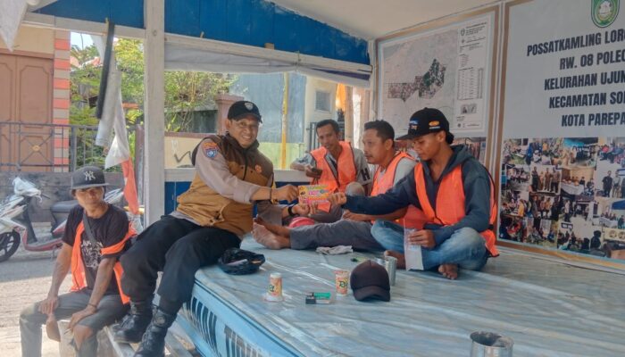 Sosialisasi Layanan Aduan Call Center 110, Bhabinkamtibmas Sasar Pemukiman Warga